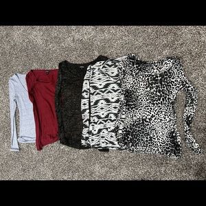 Express long sleeve shirts, size medium